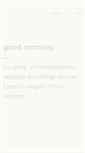 Mobile Screenshot of giangnguyendesign.com